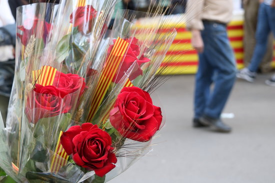 Sant Jordi is one of the most important Catalan festivals